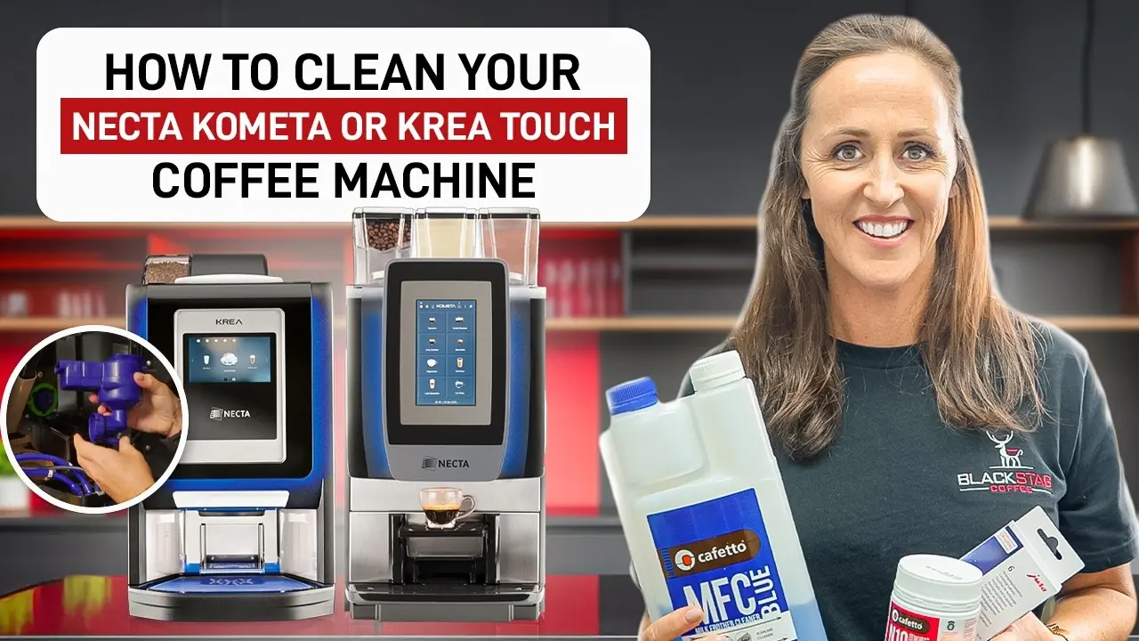 How to clean your necta kometa or krea touch coffee machine blackstag coffee machines