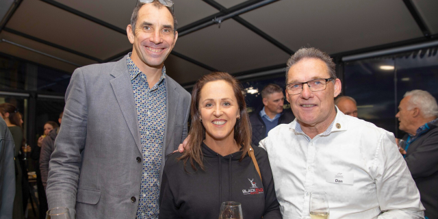 Claire & James with Dan from The Graeme Dingle Foundation | Black Stag’s Commitment to Youth Empowerment